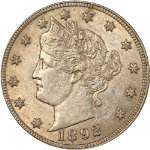 1892 Liberty V Nickel