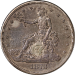 1873-CC Trade Dollar AU Nice Eye Appeal Nice Strike