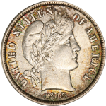 1915-P Barber Dime