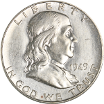 1949-S Franklin Half Dollar - Proof Like Obverse