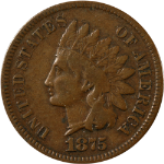 1875 Indian Cent