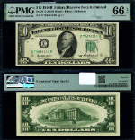 FR. 2012 E $10 1950-B Federal Reserve Note Richmond E-B Block Gem PMG CU66 EPQ