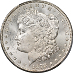 1878-CC Morgan Silver Dollar PCGS MS64+ Blast White Superb Eye Appeal