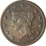 1839 Large Cent - Head of &#39;40