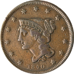 1840 Large Cent - Choice