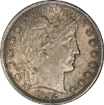 1892-P Barber Half Dollar Nice BU+ Nice Eye Appeal Strong Strike