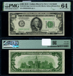 FR. 2152 $100 1934 Federal Reserve Note Cleveland D-A Block DGS Choice PMG CU64