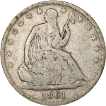1861-O Seated Half Dollar