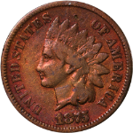 1875 Indian Cent - Cleaned