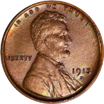 1913-D Lincoln Cent - Cleaned