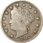 1912-S Liberty V Nickel - Key Date