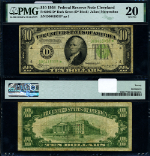 FR. 2005 D* $10 1934 Federal Reserve Note Cleveland D-* Block VF20