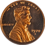 1970-S Lincoln Cent Proof Small Date PCGS PR66 RD CAM Superb Eye Appeal
