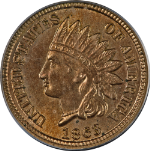 1863 Indian Cent PCGS MS63 Nice Eye Appeal Strong Strike