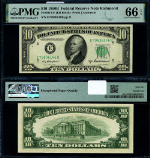 FR. 2012 E $10 1950-B Federal Reserve Note Richmond E-B Block Gem PMG CU66 EPQ