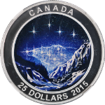 2015 Canada Silver $25 Star Charts Eternal Pursuit Colorize NGC PF70 Ultra Cameo