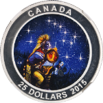 2015 Canada Silver $25 Star Charts The Quest Colorized NGC PF70 Ultra Cameo