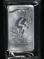 2016 Year of the Monkey Lunar 10 Ounce Silver Bar .999 Fine - NTR (New) - STOCK