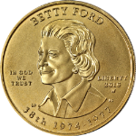 2016-W First Spouse Gold $10 Betty Ford Uncirculated - OGP &amp; COA