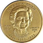 2020-W First Spouse Gold $10 Barbara Bush Uncirculated - OGP & COA