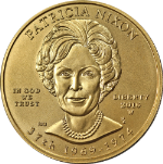 2016-W First Spouse Gold $10 Patricia Nixon Uncirculated - OGP & COA