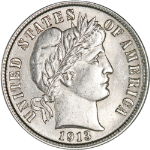 1913-P Barber Dime