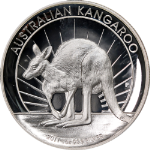 2011-P Australia 1 Ounce Silver $1 Kangaroo High Relief NGC PF70 Ultra Cameo