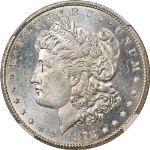1878-CC Morgan Silver Dollar NGC MS64 Blast White Great Eye Appeal