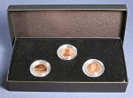 2019-W Lincoln Cents w/Box - Uncirculated, Proof & Reverse Proof - 3pc Bulk Lot