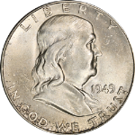 1949-S Franklin Half Dollar