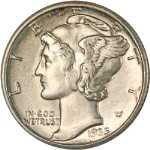 1935-D Mercury Dime - Choice