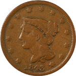 1843 Large Cent