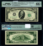 FR. 2012 E $10 1950-B Federal Reserve Note Richmond E-A Block Gem PMG CU66 EPQ