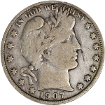 1907-O Barber Half Dollar