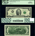 FR. 1936 F* $2 1995 Federal Reserve Note Atlanta F-* Block Gem PCGS CU66 PPQ
