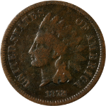 1872 Indian Cent - DARK