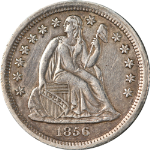 1856-O Seated Liberty Dime Nice AU Details Nice Eye Appeal Nice Strike