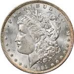 1891-CC Morgan Silver Dollar Choice BU Details Great eye Appeal Strong Strike