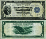 FR. 736 $1 1914 Federal Reserve Note Minneapolis VF