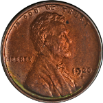 1920-D Lincoln Cent Choice BU+ Superb Eye Appeal Nice Strike