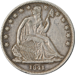 1841-O Seated Half Dollar Choice XF+ Superb Eye Appeal Strong Strike