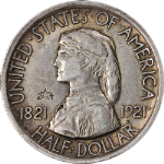 1921 2x4  Missouri Commem Half Dollar Choice XF+ Key Date Superb Eye Appeal