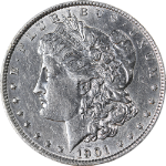 1901-P Morgan Silver Dollar Choice AU/BU Details Nice Eye Appeal Nice Strike