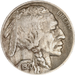 1920-D Buffalo Nickel - Choice