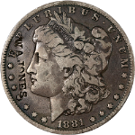 1881-O Morgan Silver Dollar - Counterstamped 'W.W. Jones'