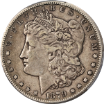 1879-CC Morgan Silver Dollar CAC Sticker PCGS VF35 Superb Eye Appeal