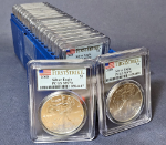 2008 Silver American Eagle $1 PCGS MS70 First Strike Label - 20 Coin Lot - STOCK