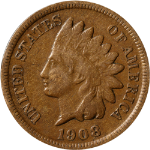 1908-S Indian Cent - Choice