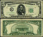 FR. 1965 K* $5 1950-D Federal Reserve Note Dallas K-* Block VF Star