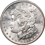 1881-S Morgan Silver Dollar NGC MS66 Blazing White Gem Strong Strike